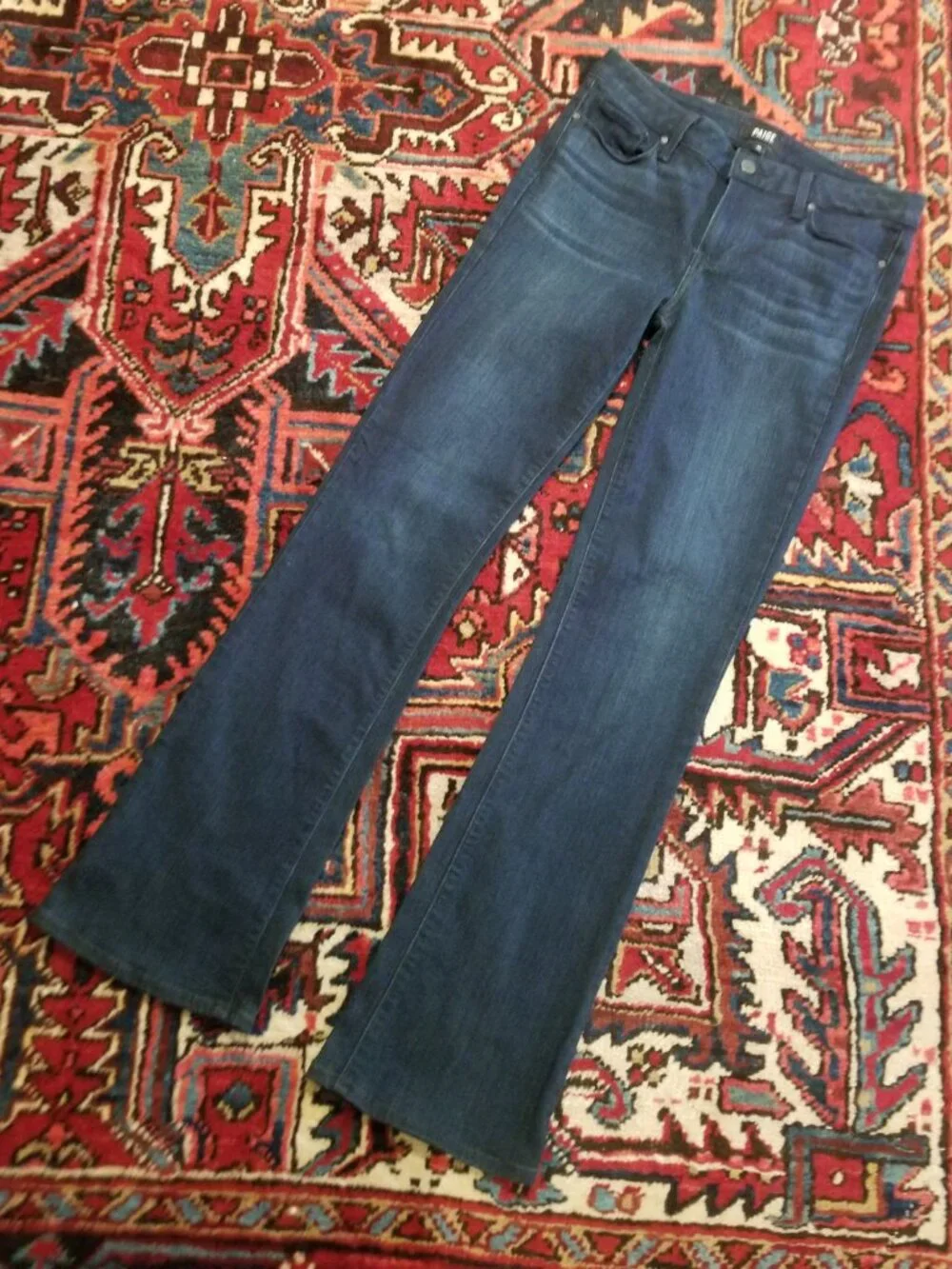 PAIGE Manhattan Dark Blue Jeans – Sz 29 - Picture 1 of 11